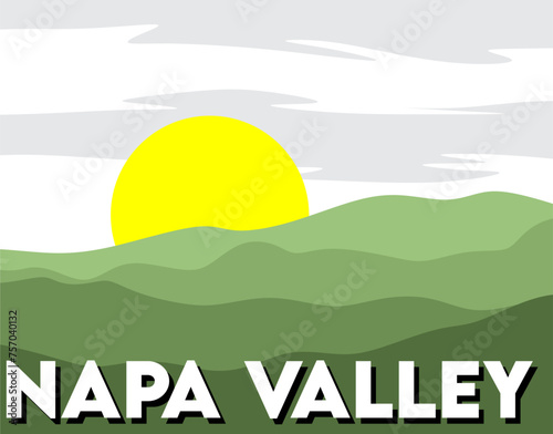 Napa Valley with beautiful view