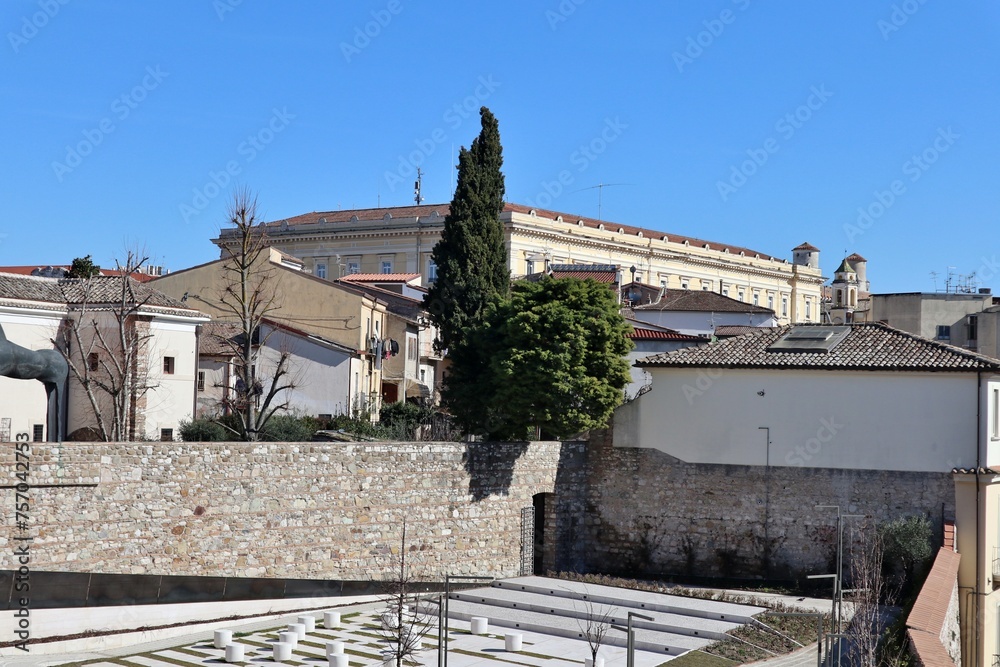 Benevento - Scorcio del Palazzo del Governo dall'Hortus Conclusus