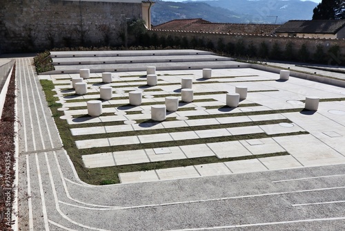Obraz na płótnie Benevento - Terrazza dell'Hortus Conclusus w salonie