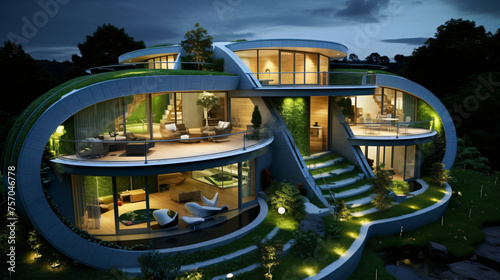 Energy efficient sustainable dwellings architecture