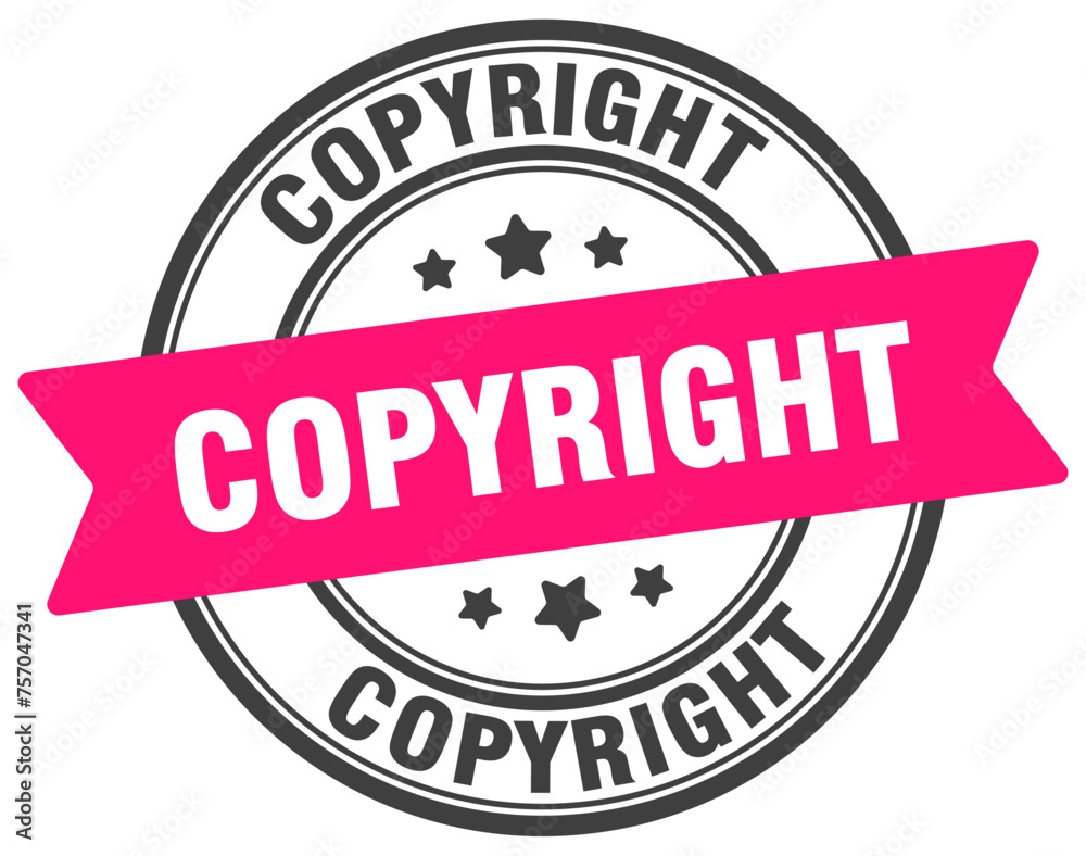 copyright stamp. copyright label on transparent background. round sign copyright stamp. copyright label on transparent background. round sign