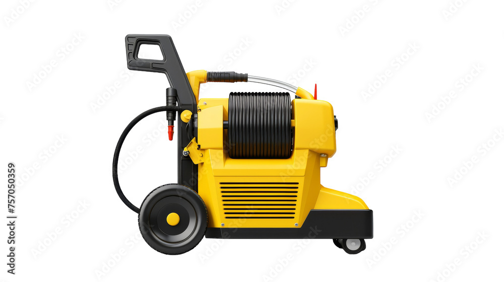 Clean Pressure Washer Shot on isolated white background