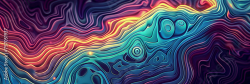  colorful topografi line background,abstract background with swirling patterns photo