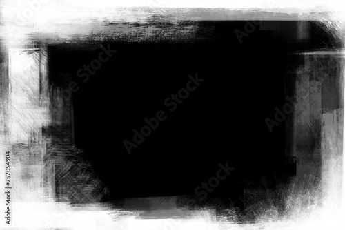 Artistic basis black and white. Creative element universal use in grunge style