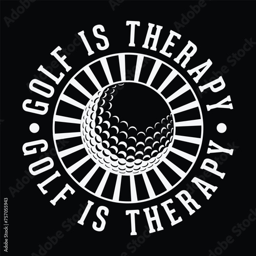 golf is therapy