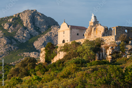 Obraz na płótnie Notre Dame de la Serra, Calvi, Korsika, Frankreich