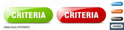 criteria button. key. sign. push button set