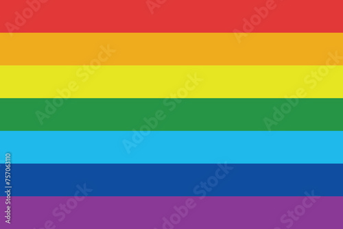LGBT flag for pride day.