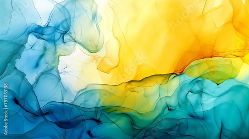Abstract ink colors as background