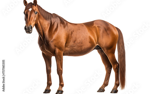 Emotional depiction of a tear-jerking horse with doleful expression. Isolated On PNG OR Transparent Background. © Muhammad