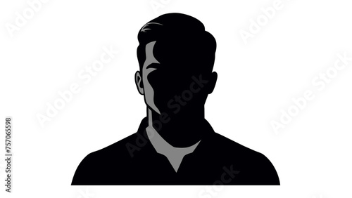 silhouette of a man