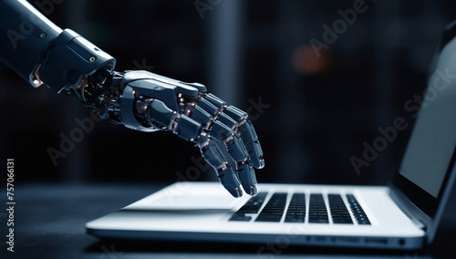 ai robotor hand using a computer
