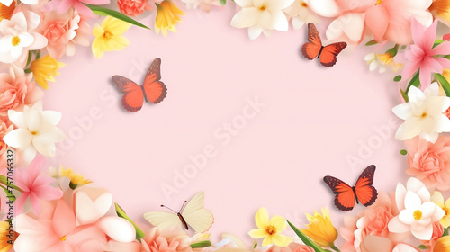 Spring background for cards