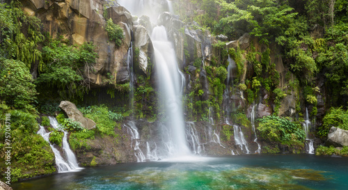 Wasserfall Bassin des Aigrettes  Saint Paul  Reunion  Frankreich