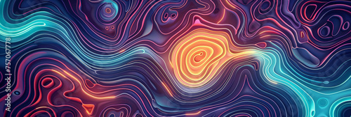 colorful topografi line background,abstract background with swirling patterns photo