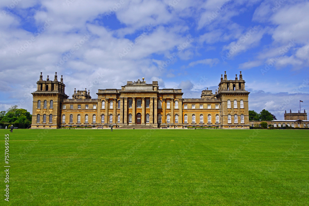 View of Blenheim Palace - Oxfordshire England