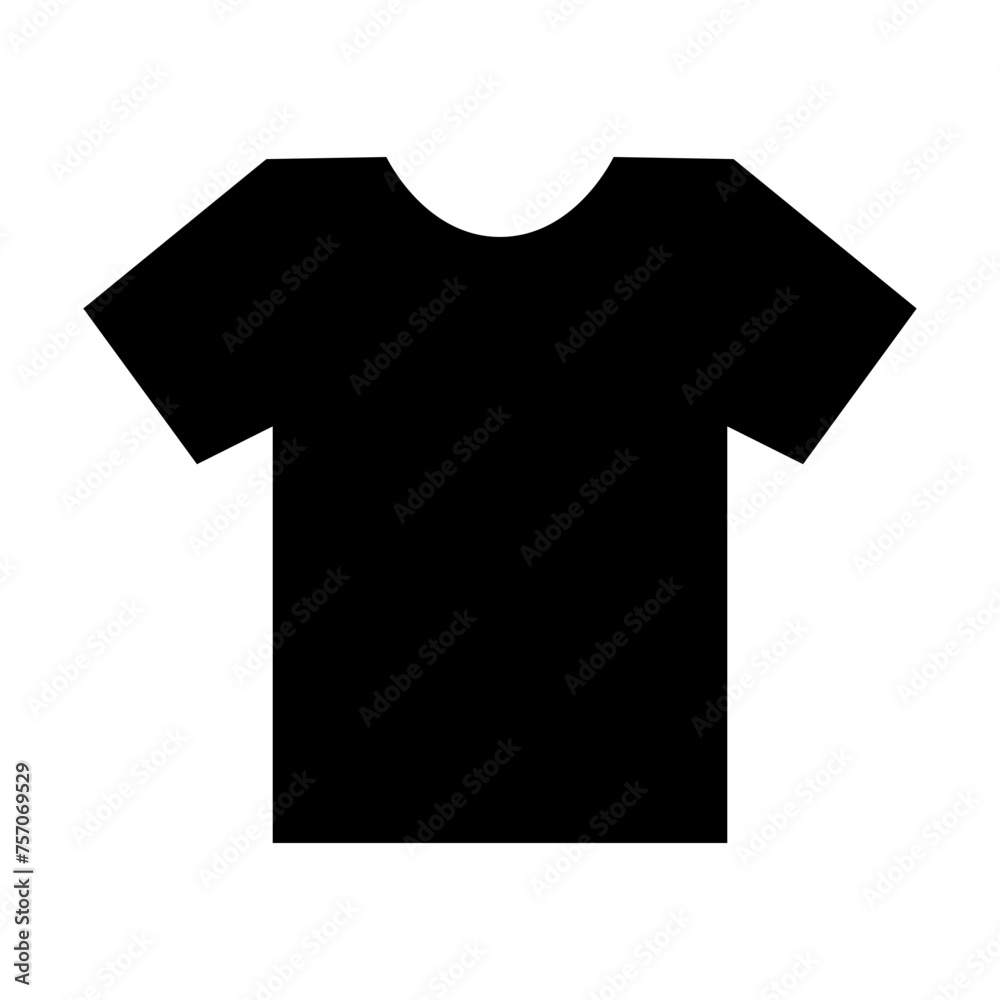 T-shirt icon, vector template element illustration for design T-shirt icon, vector template element illustration for design