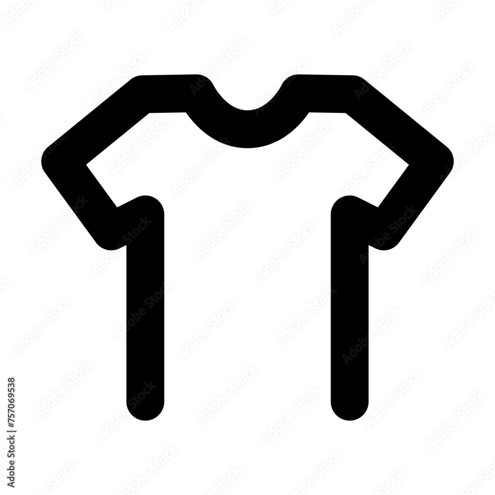 T-shirt icon, vector template element illustration for design T-shirt icon, vector template element illustration for design