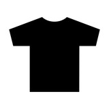 T-shirt icon, vector template element illustration for design