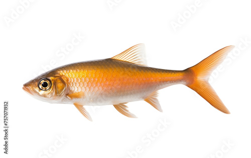 Vibrant image of a tetra fish in a pristine aquarium. Isolated On PNG OR Transparent Background.