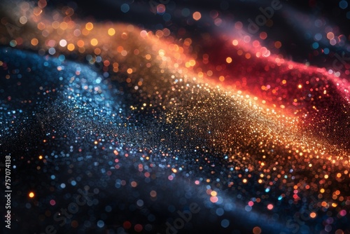 Happy Pride month! Abstract rainbow bokeh glitter lights background. for queers. Rainbow flag. Lesbian, gay, bisexual and transgender proud of sexual orientation or gender identity. 