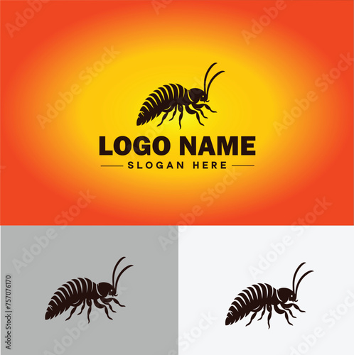 Earwig logo vector art icon graphics for business brand icon earwig logo template