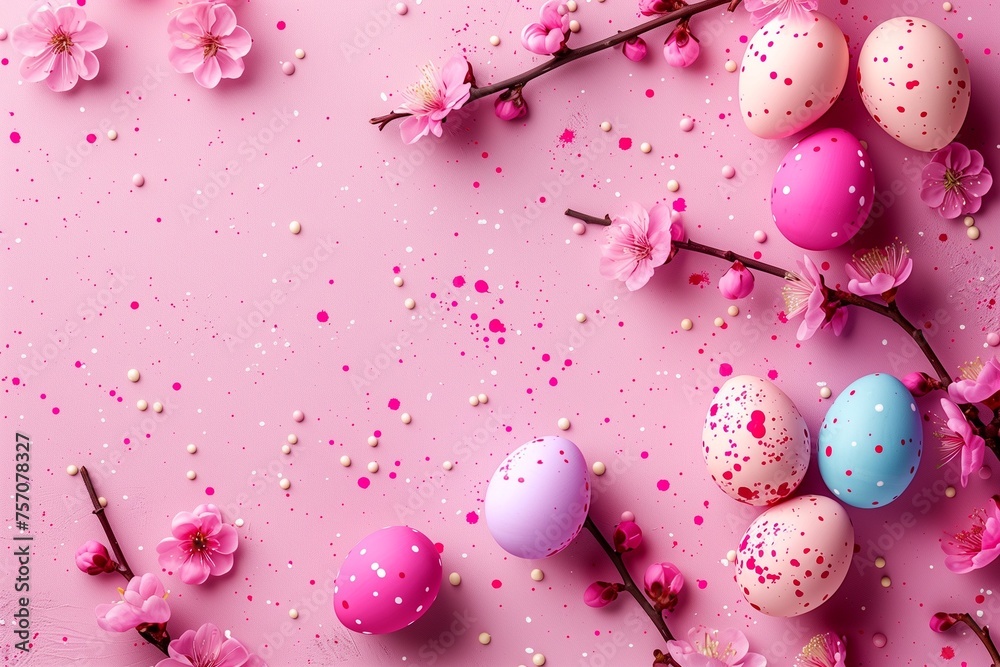 Easter-themed image suitable for promotional materials and events. Generative AI