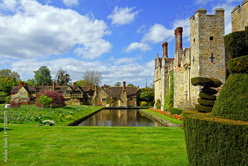 Hever castle in England and its beautiful surroundings
