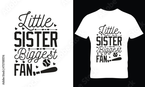 Little Sister Biggest Fan SVG DESIGN