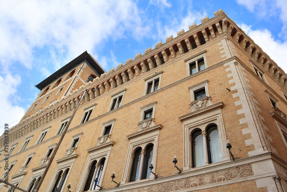 General Insurance Building (or Palazzo delle Assicurazioni Generali) in Rome, Italy	