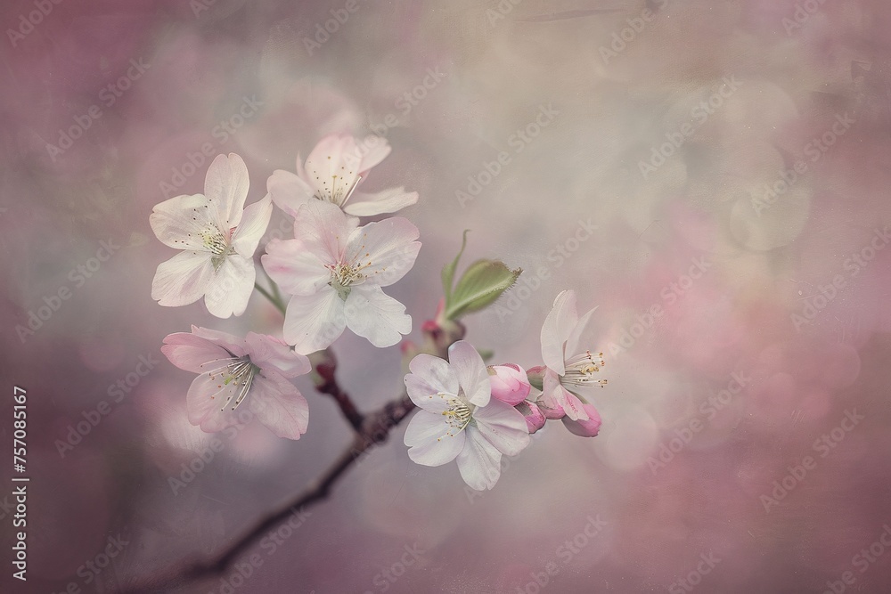 Pink Blossoms in Full Bloom A Celebration of Spring's Delicate Beauty Generative AI Pink Blossoms in Full Bloom A Celebration of Spring's Delicate Beauty Generative AI