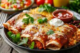 Taco Tuesday A Delicious Plate of Mexican Food Generative AI