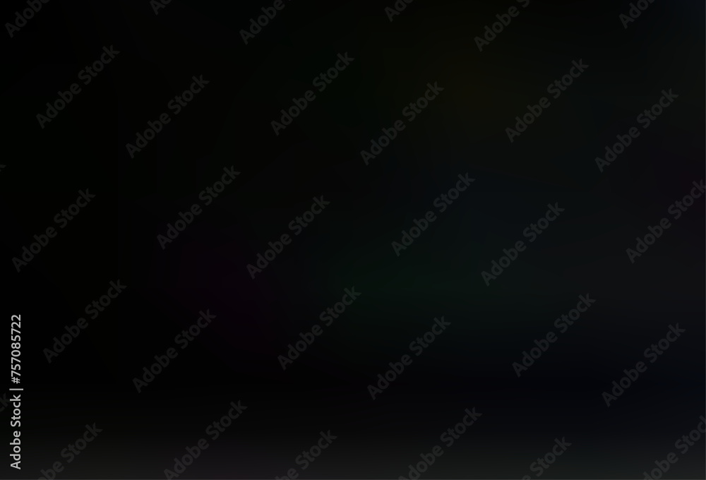 Obraz premium Dark Black vector blurred and colored template.