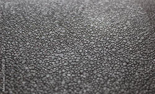 Dark Grey Styrofoam Surface With Soft Focus On Edge Stock Photo For Backgrounds 