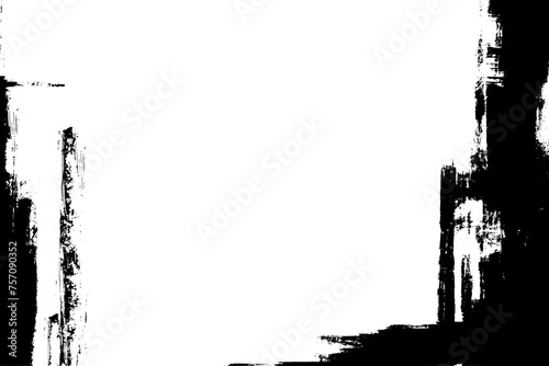 Artistic universal graphics. Black and white abstract grunge. Decorative elements