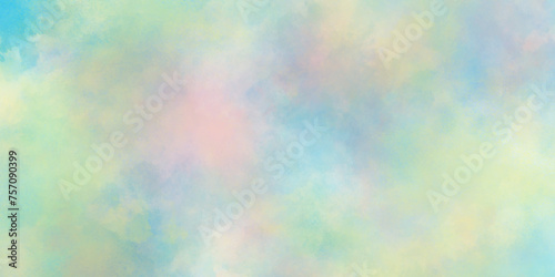 Abstract bright and shinny lovely soft color watercolor background, Beautiful and light color colorful background, Colorful and bright watercolor background texture with grunge watercolor splashes.