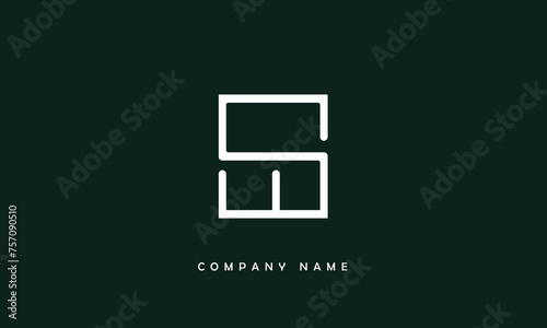 SE, ES, S, E Abstract Letters Logo Monogram