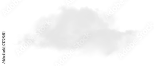 white smooth cloudscape special effect transparent background rendering png file