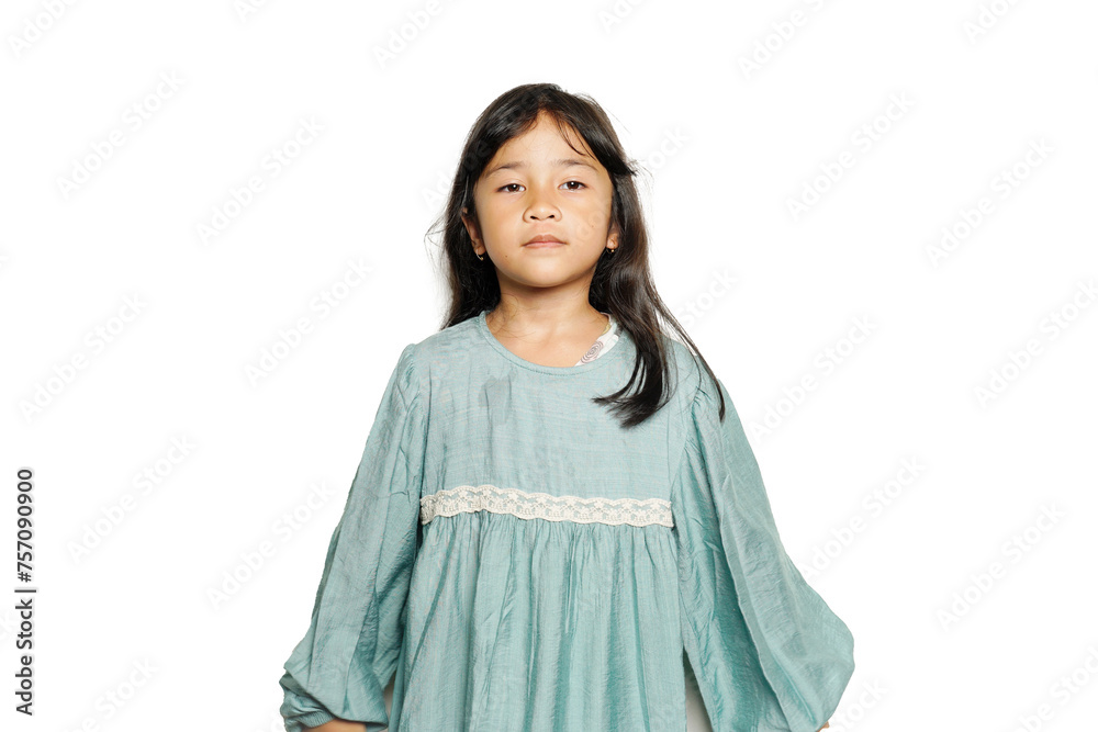 Portrait of a girl in Studio for commercial advertising Portrait of a girl in Studio for commercial advertising