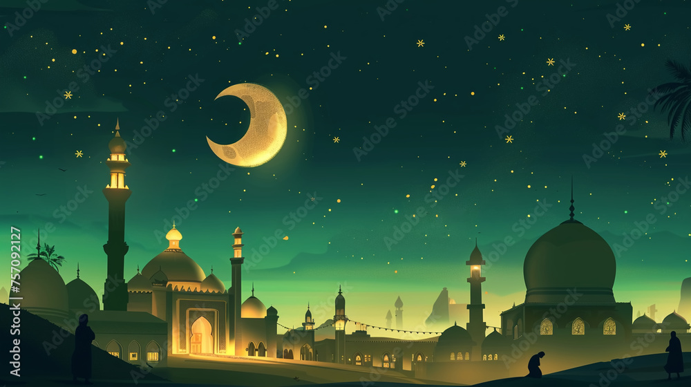 The Global Ramadan Mosaic: Diverse Celebrations in 16:9 Brillian