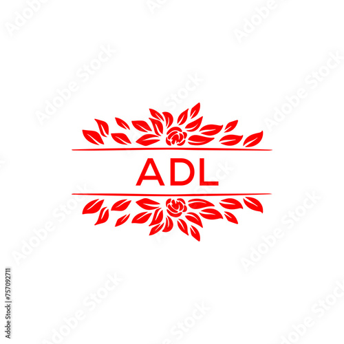 ADL  logo design template vector. ADL Business abstract connection vector logo. ADL icon circle logotype.
 photo