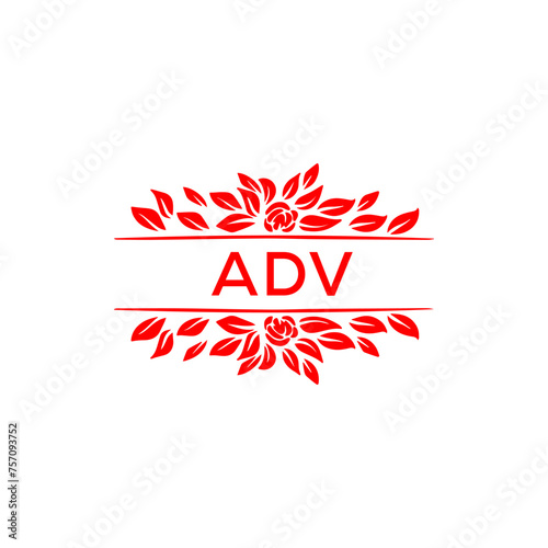 ADV  logo design template vector. ADV Business abstract connection vector logo. ADV icon circle logotype.
