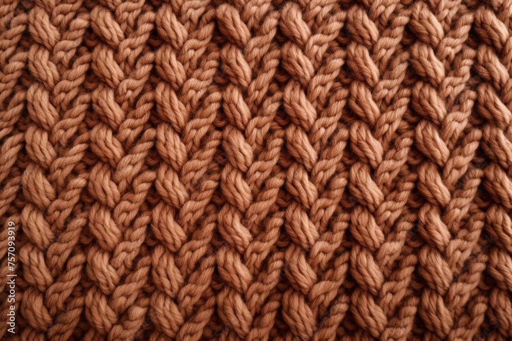 brown knit fabric texture background