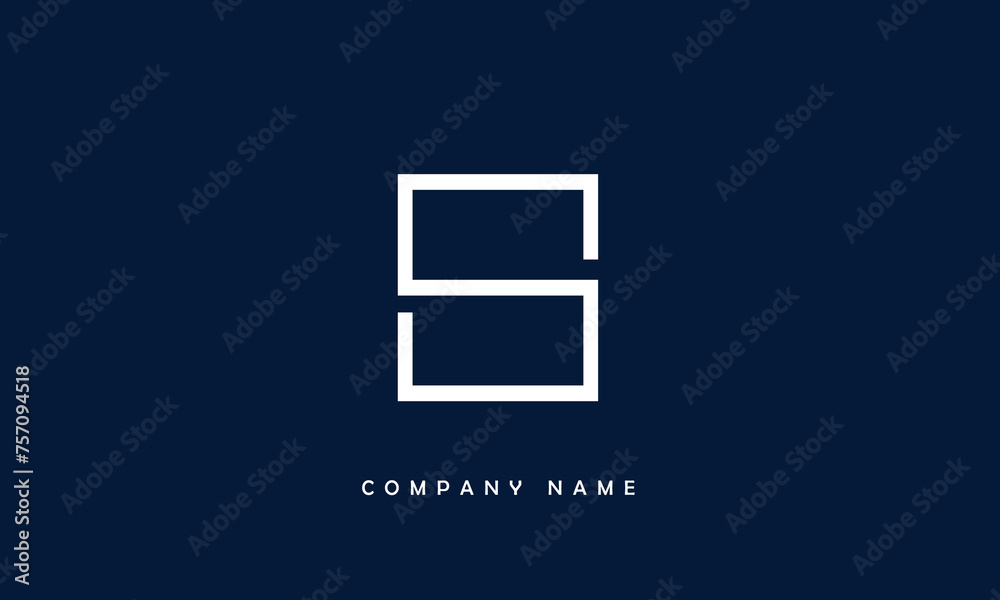 S Abstract Letter Logo Monogram