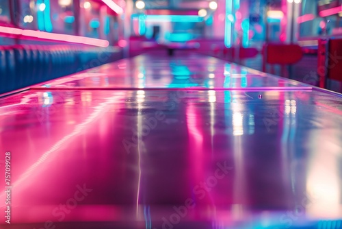 Pink Neon Bar A Glowing Nightlife Experience Generative AI © Bipul Kumar