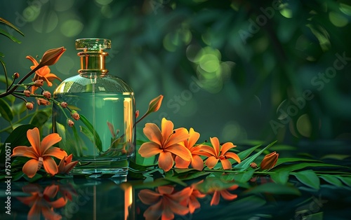 Floral Fragrance A Scent of Spring Generative AI