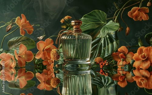 Floral Fragrance A Scent of Spring Generative AI