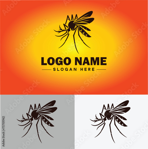 mosquito logo vector art icon graphics for business brand icon mosquito logo template