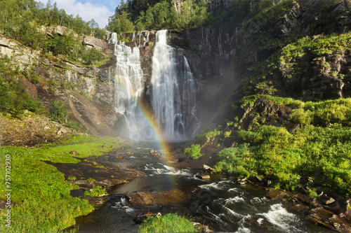 Skjervefossen  Hordaland  Norwegen