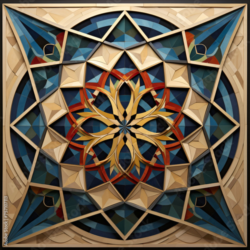 Symbolic geometry islamic patterns as backgrounds
